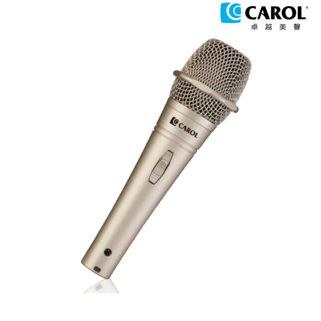 【CAROL 佳樂】舞台表演用動圈式麥克風 E dur-916S 香檳金(鋼網防滾設計)