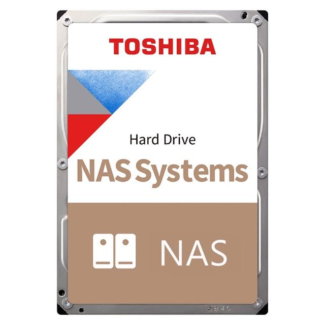 【TOSHIBA 東芝】N300系列 3.5吋 12TB 7200轉 512MB NAS內接硬碟 (HDWG51CAZSTA)