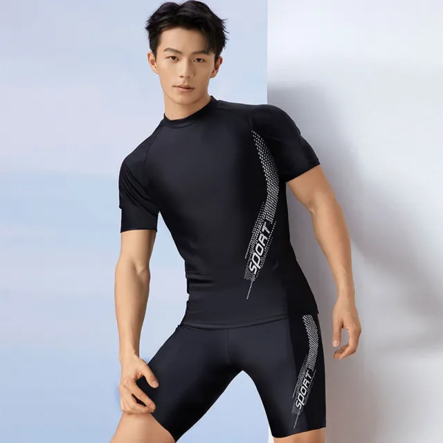 【AS 梨卡】泳衣 泳裝 男生泳衣 男生泳裝 男生泳褲 海灘褲 衝浪衣 潛水衣 海邊 CR829