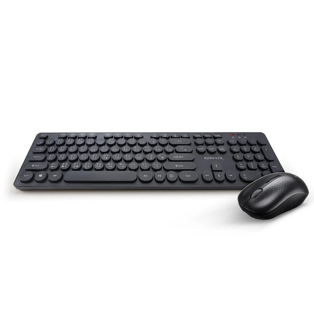 【RONEVER】KB009 無線復古鍵盤滑鼠組