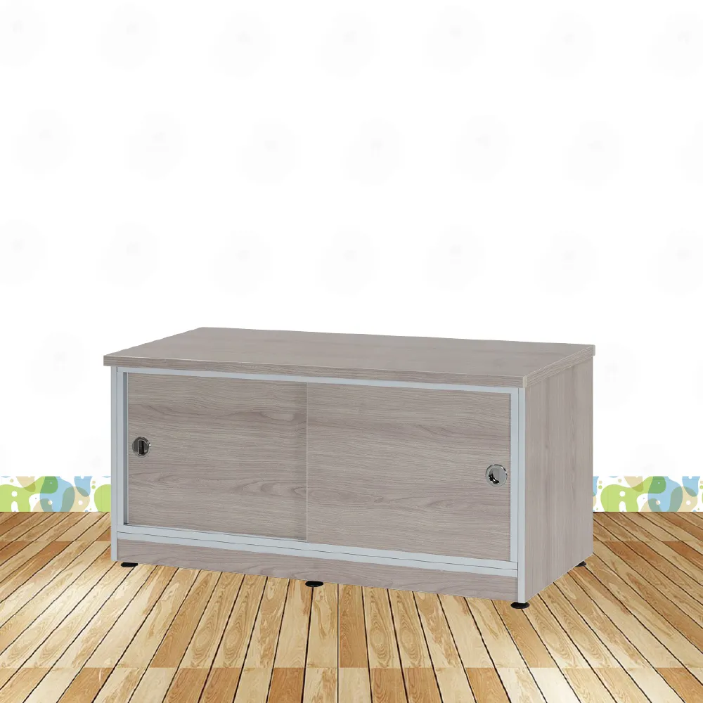 【·Fly· 飛迅家俱】3.2尺拉推門塑鋼矮鞋櫃