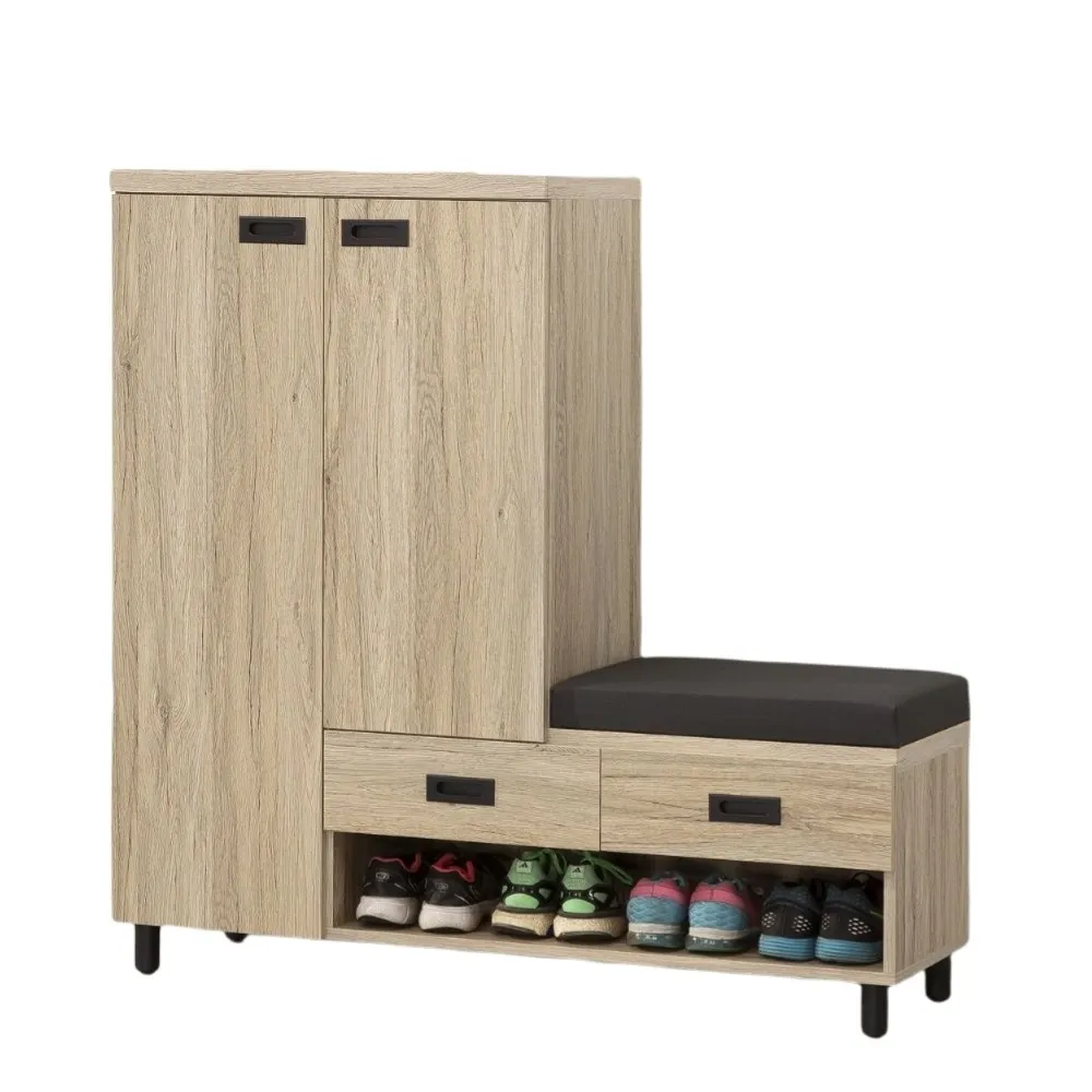 【MUNA 家居】羅亞4尺L型鞋櫃/共兩方向(櫥櫃 收納)