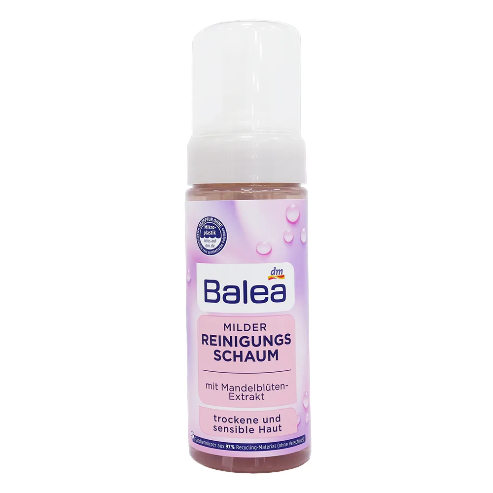 【Finger Pop 指選好物】德國 Balea 芭樂雅 潔面慕斯(150ml 杏仁花 蘆薈 洗顏 泡沫 洗面乳 清潔 洗臉)