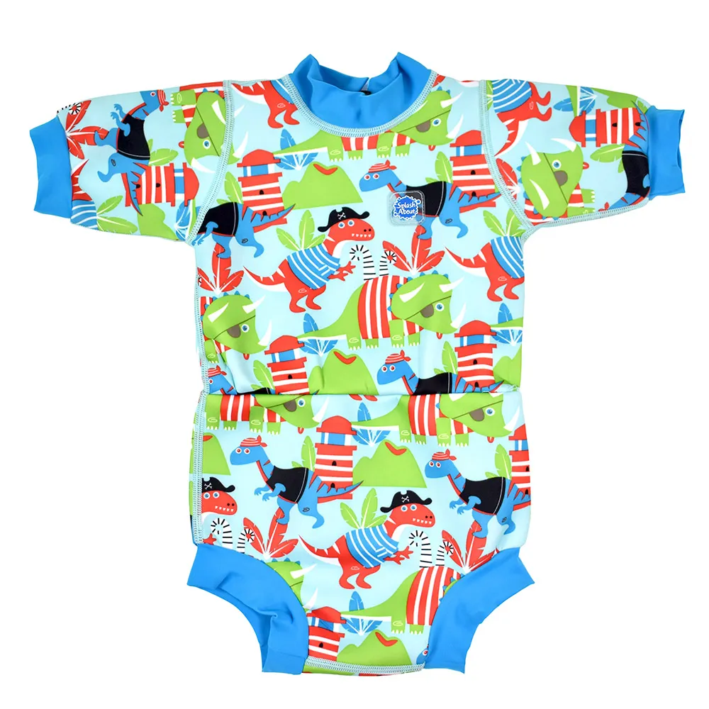 【Splash About 潑寶】嬰兒 尿布褲 連身 防曬 抗UV-恐龍航海記(嬰兒泳褲)
