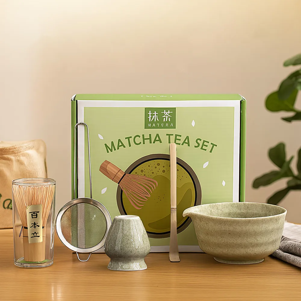 【上手家居】抹茶五件套茶具(抹茶工具/抹茶刷/抹茶用具/抹茶碗/茶筅)