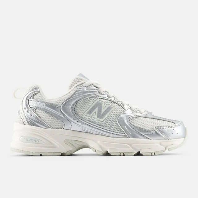 【NEW BALANCE】530 男女 運動休閒鞋 復古鞋 舒適 穿搭 金屬銀 白(U5303IR)