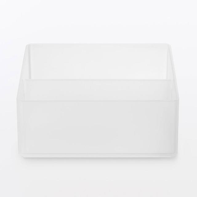 【MUJI 無印良品】PP抽屜整理盒/1/100×100×40mm