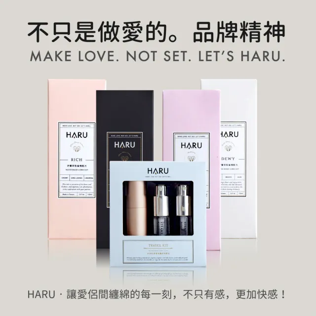 【HARU 含春】女性情趣私密護理潤滑液1入(益生菌配方 155ml 水溶性潤滑液 女生潤滑)