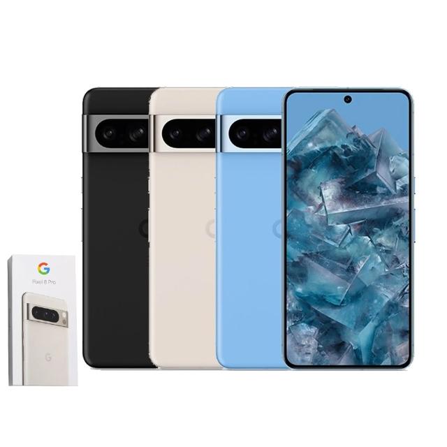 Google Pixel 8 Pro 搭載 Tensor G3 處理器，6.7 吋 2992x1344 高解析度螢幕，12GB RAM 與 128GB 儲存空間，支援 5G 網路與 NCC 認證 (CCAF235G0240T6)。主相機 5000 萬畫素 + 4800 萬超廣角，前置 1000 萬畫素自拍鏡頭，4950mAh 大容量電池，Android 作業系統。尺寸 162.6 x 76.5 x 8.8 mm，重量 213g，nano SIM 卡槽，附副廠傳輸線與退卡針。旗艦級 AI 相機與流暢效能，適合追求高規格的使用者。