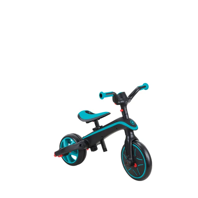 【GLOBBER 哥輪步】官方直營 法國 4合1 Trike多功能3輪推車折疊版(手推車、滑步車、3輪腳踏車、嬰兒推車)