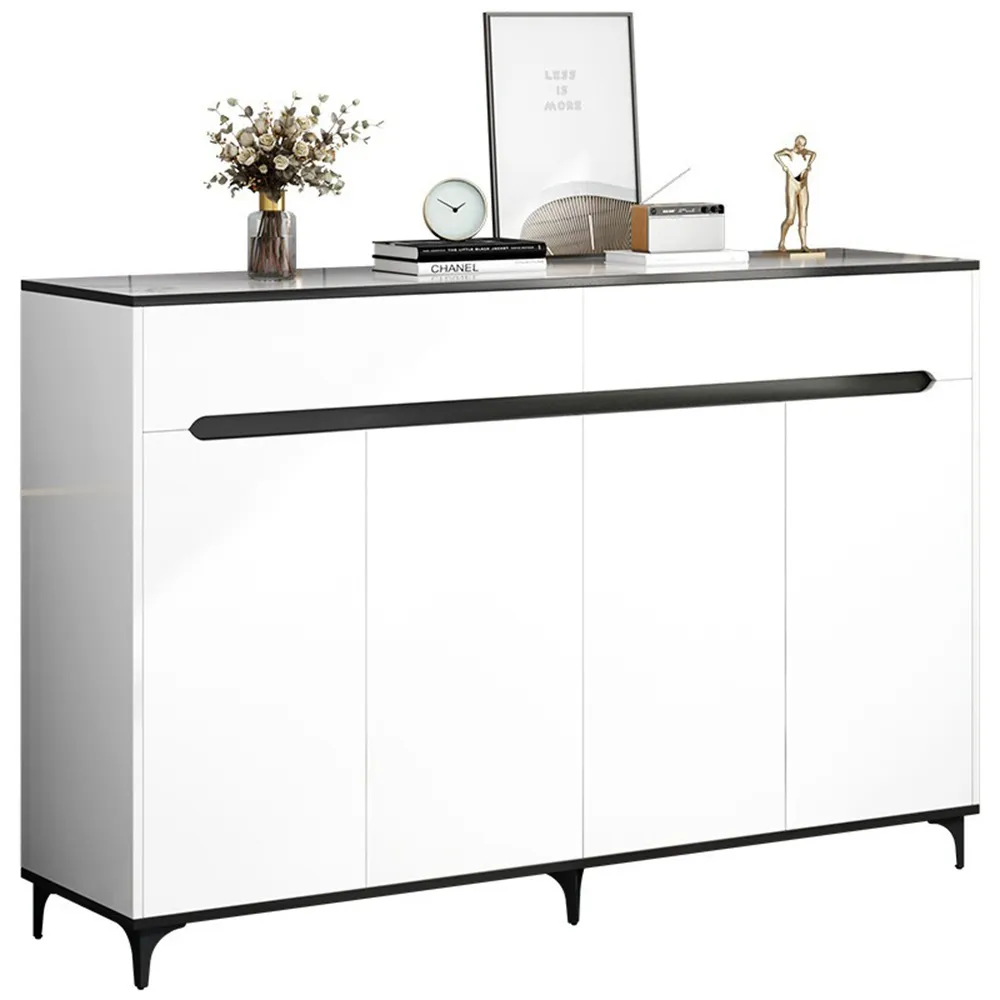 【Quality 聚家】簡約鞋櫃 鞋架 玄關櫃 收納櫃 鞋櫃 置物架 收納櫃(120*32*100cm/加厚板材/分區儲物)