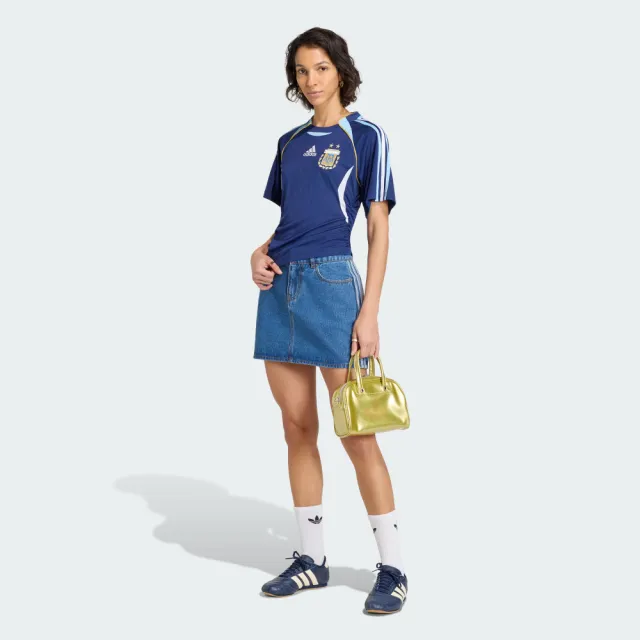 【adidas 愛迪達】世界盃 阿根廷 球迷版 短袖球衣 女 - Originals KE2289