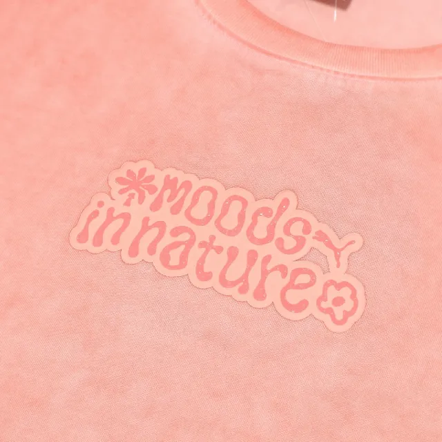 【PUMA】上衣 Moods In Nature Washed 粉紅 短袖 洗舊 女款 復古 637346-26