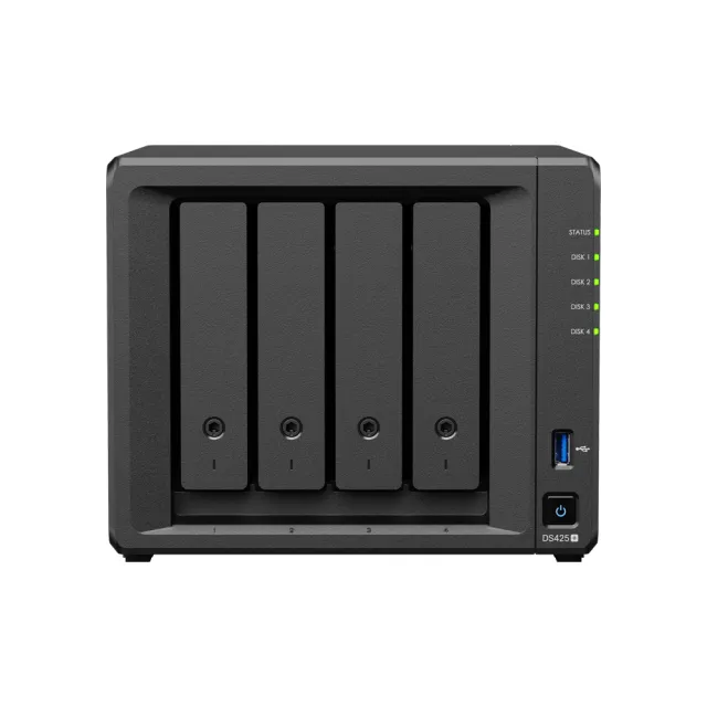 【Synology 群暉科技】搭20TBx2★ DS425+ NAS 網路儲存伺服器(4Bay/Intel/2GB)+(HAT3320-20T)