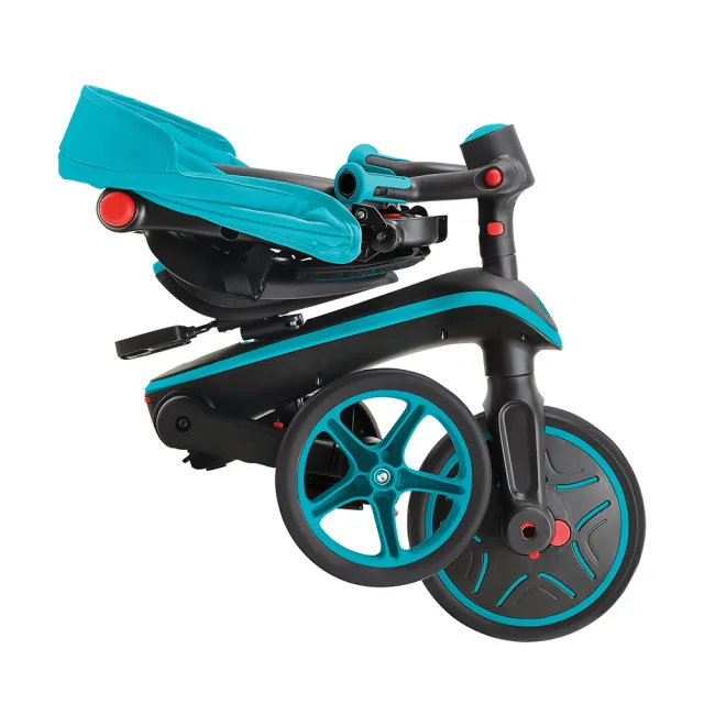 【GLOBBER 哥輪步】官方直營 法國 4合1 Trike多功能3輪推車折疊版(滑步車、3輪腳踏車、嬰兒推車)