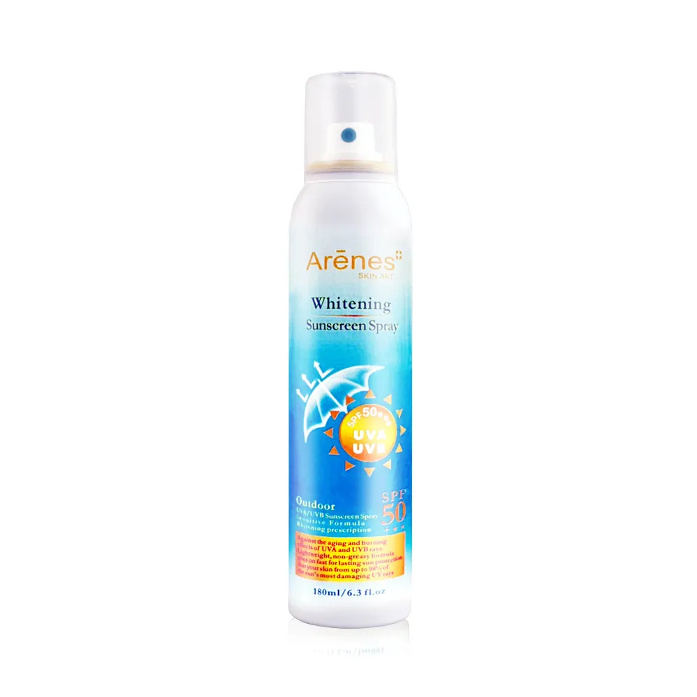 【Arenes】不上班防曬噴霧 SPF50+★★180ml(3入組)