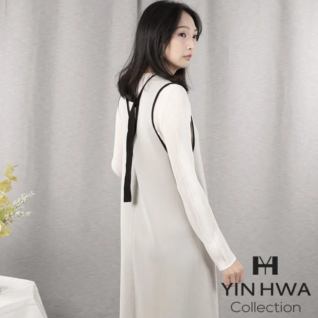 【YIN HWA 盈樺】C`EST MOIJEU 簡約俐落直條針織衫