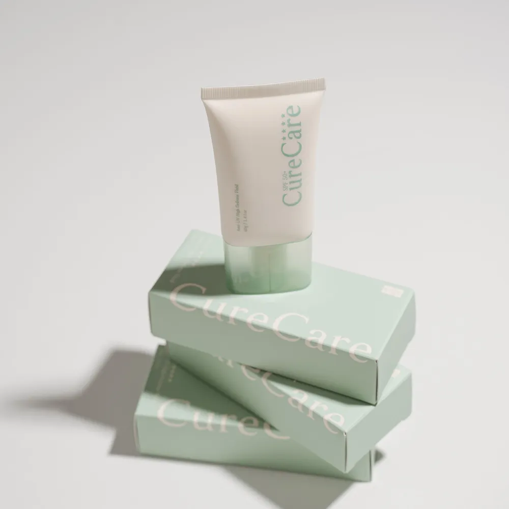 【CureCare 安炫曜】清爽高效防曬乳40g SPF50+/★★★★(清爽不黏膩)