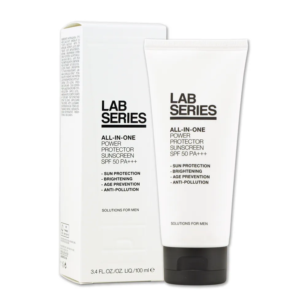 即期品【LAB 美國雅男士】多功能勁亮防護乳 100ML（專櫃公司貨）