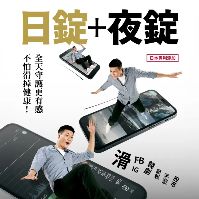 【TAIZAKU 火星生技】明守對策-葉黃素24hr日夜錠 3盒(日本專利葉黃素日夜錠)