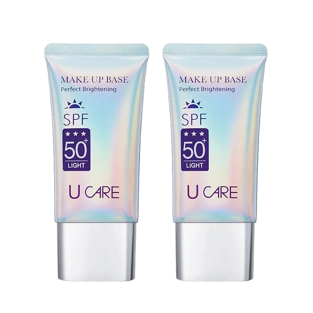 【U CARE】極緻無瑕隔離防曬乳SPF50+ 50ml 清透版(二入組)