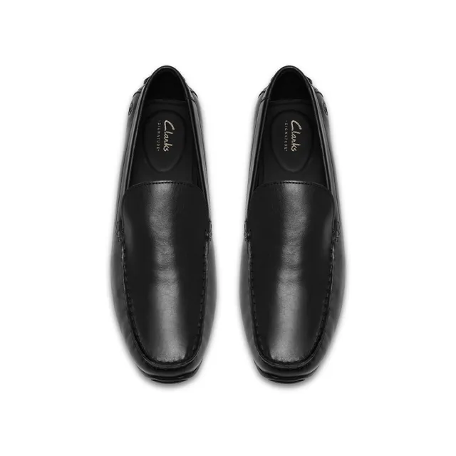 【Clarks】男鞋 Corsley Plain真皮舒適樂福鞋 開車鞋 懶人鞋(CLM86444C)