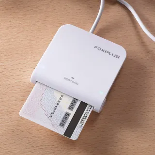 FOXPLUS 晶片讀卡機 Type-C/USB雙介面 兩年保固日本設計台灣製造免驅動 健保卡報稅自然人工商憑證