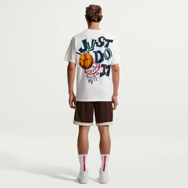 【NIKE 耐吉】短袖上衣 男 T恤 寬鬆 落肩 AS M NK TEE M90 SUMMIT JDI BB 白 IM5043-100