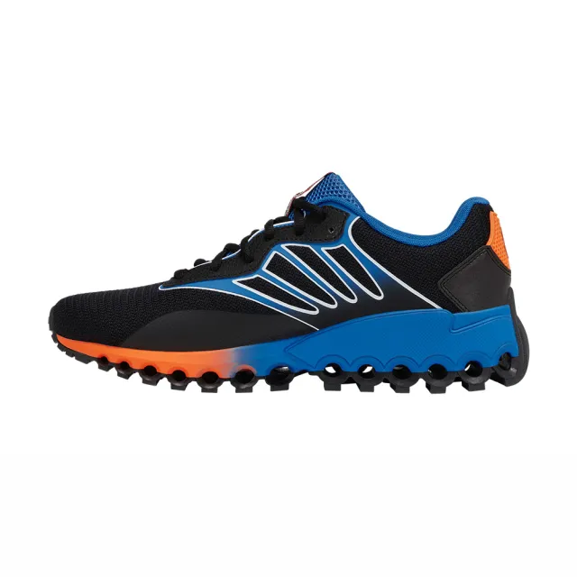 【K-SWISS】經典運動鞋 TUBES SPORT 休閒 男鞋 黑藍橘色 07924-053-M