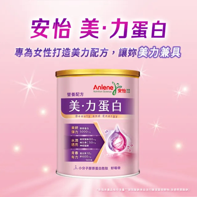 【Anlene 安怡】官方經營 ★新上市★ 美力蛋白營養配方730gx2罐組 