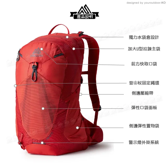 【Gregory】25L MIKO多功能登山背包《漆樹紅》145276/雙肩背包/後背包/電腦包/旅行/自行車