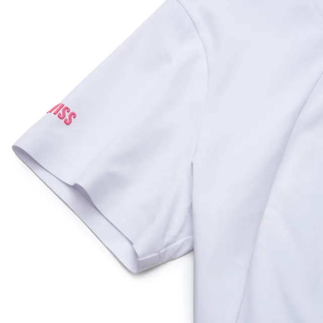 【K-SWISS】短袖T恤 Short Sleeve T-Shirt 休閒 女上衣 白色 1913405-101