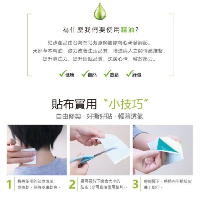 【花芊生技】勁步 運動專用精油舒緩貼布 6入組