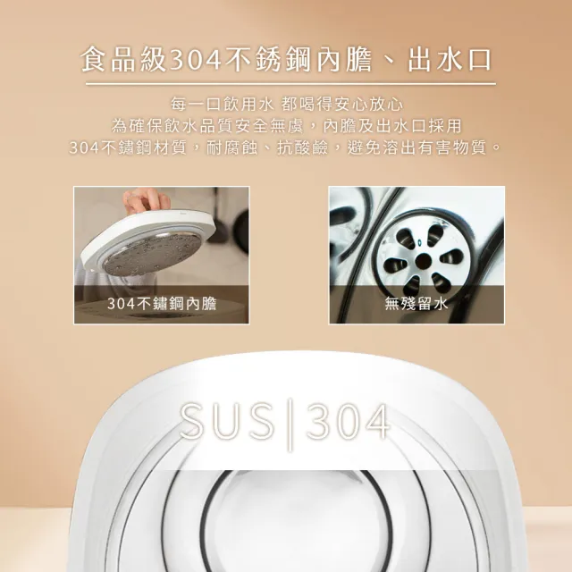 【TECO 東元】5L 304不銹鋼內膽微電腦溫控熱水瓶 YD5207CBW