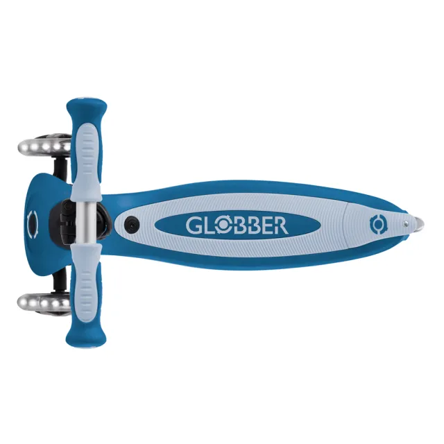 【GLOBBER 哥輪步】官方直營 法國 GO•UP 360度多功能滑板車(白光發光前輪、滑步車、三輪滑板車、手推車)