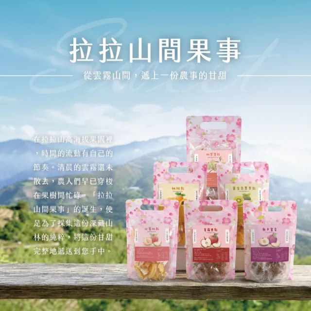 《拉拉山間果事》拉拉山枇杷乾x6包(220g/包)