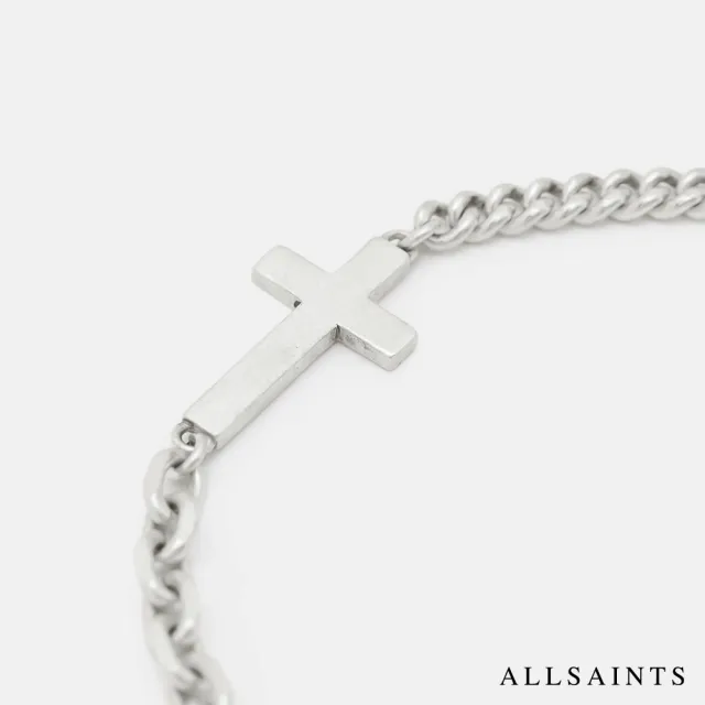 【ALLSAINTS】LAYDEN 純銀造型手鍊 M105XB