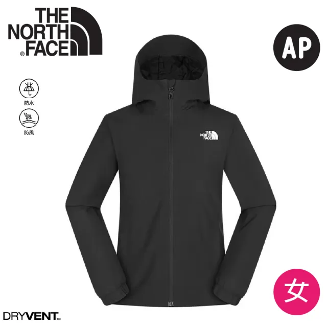 【The North Face】女 DV單件式防水化纖外套《黑》8HRN/防水外套/化纖保暖/登山