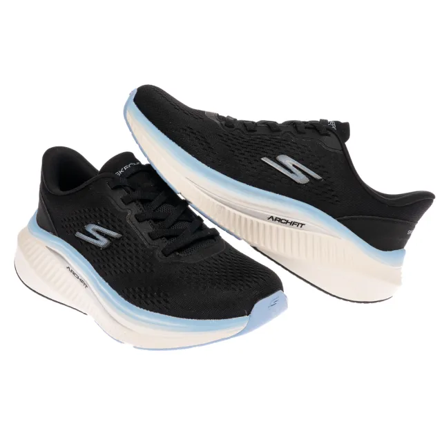 【SKECHERS】女鞋 健走系列 健走鞋 GO WALK MAX CUSHIONING ARCH FIT 寬楦款 (125581WBKBL)