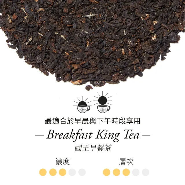 【TWG Tea】時尚茶罐雙入禮盒組 國王早餐茶130g+皇后早餐茶 100g(紅茶+綠茶)