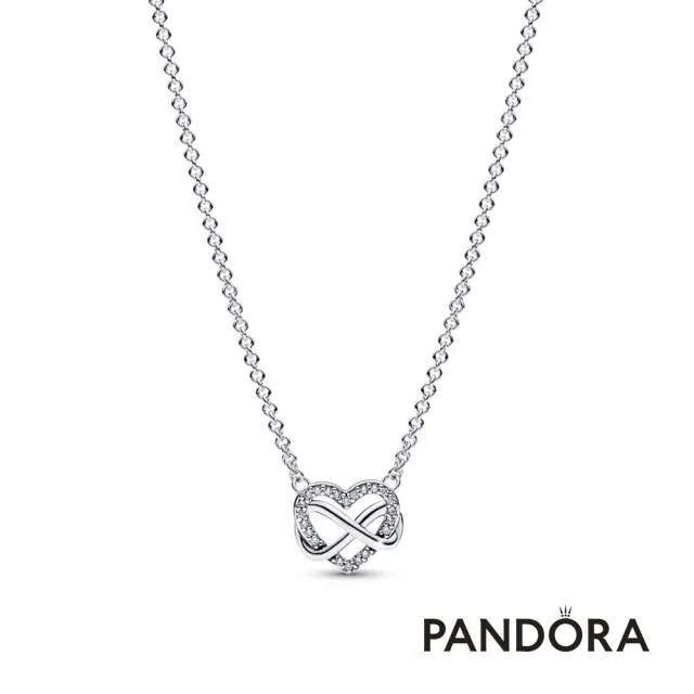 【Pandora 潘多拉】無限璀璨愛意短項鏈