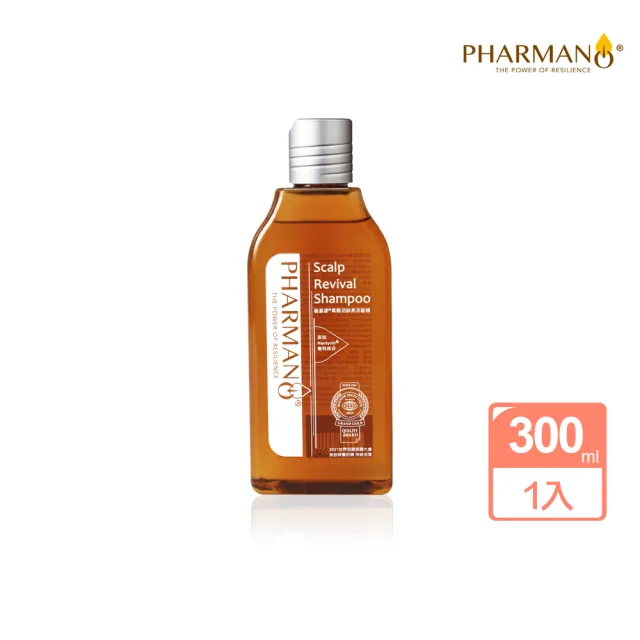 【PHARMANO 髮蔓濃】氧髮活齡素/養髮洗髮精300ml(中/油性頭皮專用、調理油脂分泌)