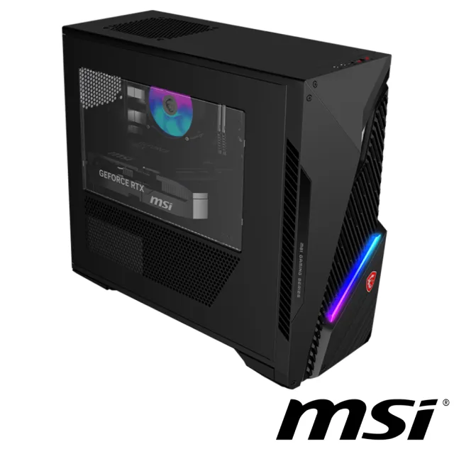【MSI 微星】+1TB外接SSD★i5 RTX3050-6G電競電腦(MAG Infinite S3/i5-14400F/16G/1TB SSD/W11H)