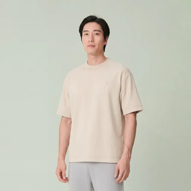 【GIORDANO 佐丹奴】男裝寬鬆圓領空氣棉短袖T恤(多色任選)