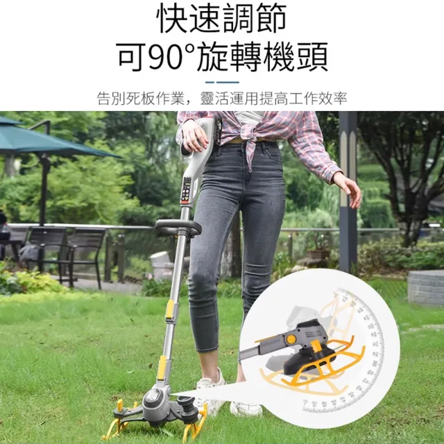 【Ogula 小倉】除草機 割草機 手推割草機 帶電量顯示屏 十節兩電(割草機/除草機/草坪機/打草機)
