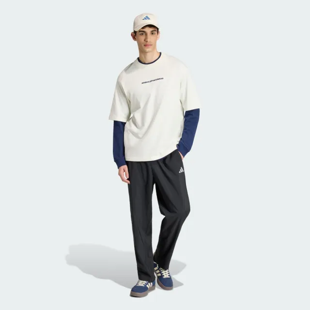 【adidas 愛迪達】短袖上衣 男 亞規 M DDL HIKE T 米白 KB4899