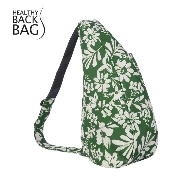 【HEALTHY BACK BAG】官方直營-印花系列RECYCLED PRINT SMALL 斜背包-原野綠 男包 女包 側背包 大容量包