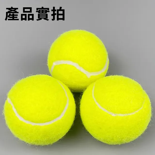 【Cube】10入組 專業級訓練網球 練習網球 壁球 自動回彈 按摩球 貓咪/狗狗玩具 寵物玩具 橡膠網球