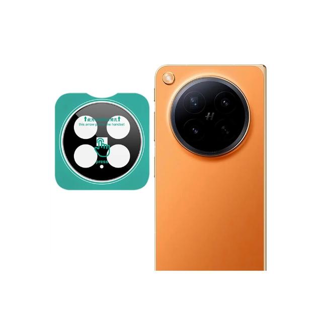 【IMAK】OPPO Find N6 5G 鏡頭玻璃貼(曜黑版)(自帶定位版)
