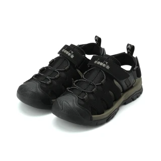 【DIADORA】DIADORA 山野叢林 魔鬼氈護趾運動涼鞋 黑 DA73759 男鞋